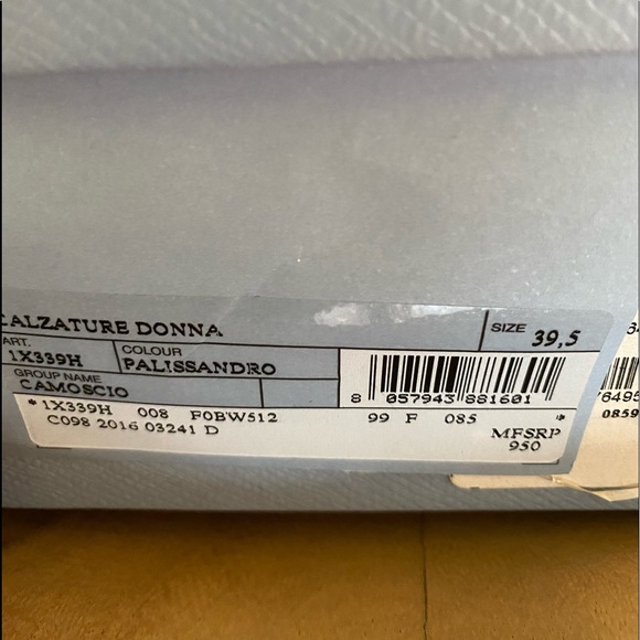 Prada Suede Slingback Sandal - Picture 11 of 11